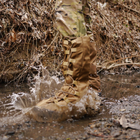 Тактичні водовідштовхувальні військові бахіли гамашіі для взуття від дощу та грязі для захисту на берці Койот XL ( 46-48 розмір) - изображение 12