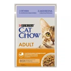 Корм Purina Cat Chow Adult с ягненком и зеленой фасолью 85 г
