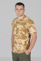 Мужская футболка хлопковая свободного кроя камуфляж Desert Пустыня 58 - изображение 5