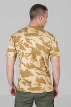 Мужская футболка хлопковая свободного кроя камуфляж Desert Пустыня 54 - изображение 7