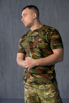 Мужская футболка хлопковая свободного кроя камуфляж Британка 54 - изображение 1