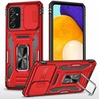 Чехол для Samsung Galaxy A24 4G Epic Camshield Army Ring Красный/Red