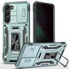Удароміцний чохол Camshield Army Ring Samsung Galaxy S20 FE Зелений / Light Green Без бренду