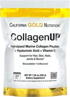 Натуральная добавка California Gold Nutrition Морской коллаген c гиалуроновой кислотой и витамином C