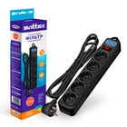 Сетевой фильтр-удлинитель 5 выходов Svittex 1.8м черный