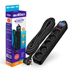 Сетевой фильтр-удлинитель 5 выходов Svittex 5м черный