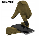 Перчатки тактические сенсорные Mil-Tec COMBAT TOUCH Olive 12521101 XXL - изображение 2