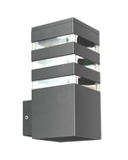 Вуличний світильник Goldlux 316165 Teksas E27 1x12W IP44 GR (046846)
