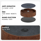 Stojak na MagSafe Rolling Square MagSafe Mini Dock Solid Wood - obraz 5