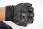 Перчатки тактические без пальцев термостойкие 9069_M_Black - изображение 6