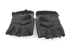 Тактичні рукавички без пальців термостійкі 9069_L_Black - зображення 8