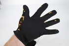 Перчатки тактические с пальцами трикотажные камуфляж 9061_Camouflage - изображение 6