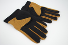 Тактичні рукавички з пальцями трикотажні 9061_Beige - зображення 5