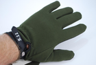Тактичні рукавички з пальцями трикотажні хакі 9061_Khaki - зображення 6