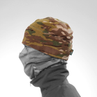 Тактична шапка зимова флісова ВСУ UATAC Multicam L - изображение 2