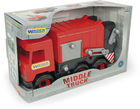 Śmieciarka Wader Middle Truck Czerwona (5900694321137) - obraz 1