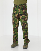Брюки чоловічі камуфляж Британка з посиленими колінами, штани польові камуфляжні бавовняні 60 - зображення 1