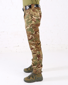 Брюки мужские камуфляжные хлопок Мультикам с усиленными коленями и резинками под коленом 46 - изображение 4