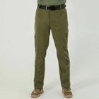 Штани чоловічі зі стрілками, 4 кишені,демісезонні,тканина бавовна, колір олива, 46 - зображення 7