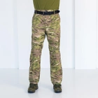 Брюки мужские саржа Мультикам, камуфляжные брюки для охоты и рыбалки 56 - изображение 1