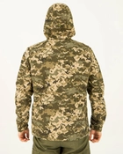 Ветровка Пиксель, куртка летняя мужская камуфляжная с капюшоном, с липучками под шевроны 54 - изображение 4