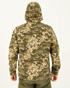 Ветровка Пиксель, куртка летняя мужская камуфляжная с капюшоном, с липучками под шевроны 46 - изображение 4