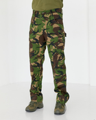 Брюки чоловічі камуфляж Британка з посиленими колінами, штани польові камуфляжні бавовняні 52 - зображення 1