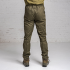 Штани чоловічі Гірка олива, штани з посиленими колінами та гумкою під коліном 54 - зображення 4