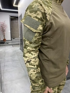 Армійська Кофта Убакс, Український піксель, розмір 3XL, зі вставками під лікті, Wolftrap, тактична сорочка - зображення 7