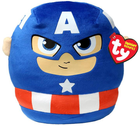 М'яка іграшка TY Squishy Beanies Капітан Америка 25 см (0008421392575) - зображення 1
