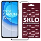 Захисне скло SKLO 3D для TECNO Camon 19 (CI6n) / 19 Pro (CI8n) Чорний