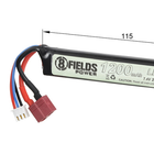 Акумулятор 8Fields LiPo 7.4V 1200mAh 25/40C T-Conector - зображення 3