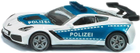 Металева модель автомобіля Siku Chevrolet Corvette ZR1 Police (4006874015252) - зображення 2