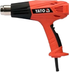 Opalarka YATO YT-82294 2 kW, 450/600°C, 250/500 l/min, regulator temperatury + 4 dysze (YT-82294) - obraz 2