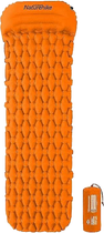 Килимок надувний з подушкою Naturehike FC-12 NH19Z012-P 65 мм Orange (6927595735701) - зображення 1