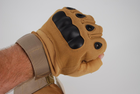 Тактичні рукавички без пальців 9064_L_Beige - зображення 7