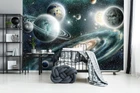 Флизелиновые фантастические фото обои 312x219 см Космос и звезды (11896VEXXL)+клей