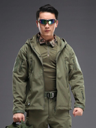 Куртка тактическая Pave Hawk Soft Shell XL Олива (24100024224) - изображение 1