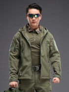 Куртка тактическая Pave Hawk Soft Shell 3XL Олива (24100024226) - изображение 4