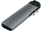 USB-хаб Satechi Aluminum Type-C Pro Hub Adapter with Ethernet Space Gray (ST-TCPHEM) - зображення 2