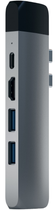 Hub USB Satechi Aluminium Typ-C Pro Hub Adapter z Ethernet Space Gray (ST-TCPHEM) - obraz 3