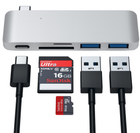 USB-хаб Satechi Type-C USB 3.0 Passthrough Hub Silver (ST-TCUPS) - зображення 3