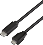 Кабель LogiLink USB Type-C - micro-USB 1 м Black (4052792069969) - зображення 1