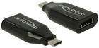 Adapter Delock USB Type-C - HDMI Black (4043619629787) - obraz 1