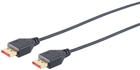 Kabel S-Conn DisplayPort – DisplayPort 1 m Black (10-69025) - obraz 1