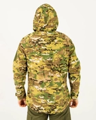 Куртка мультикам літня чоловіча камуфляжна з капюшоном, з липучками під шеврони 58 - зображення 5