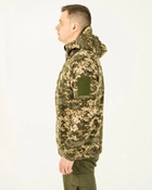 Ветровка Пиксель, куртка летняя мужская камуфляжная с капюшоном, с липучками под шевроны 48 - изображение 3