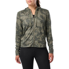 Реглан З Капюшоном Жіночий 5.11 Tactical Pt-R Emily Full Zip, Ranger Green Camo, M