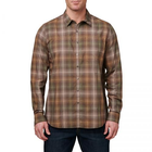 Сорочка Тактична 5.11 Tactical Igor Plaid Long Sleeve Shirt, Umber Brown Plaid, M