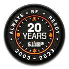 Нашивка 5.11 Tactical 20Th Anniversary Patch Emea, Multi